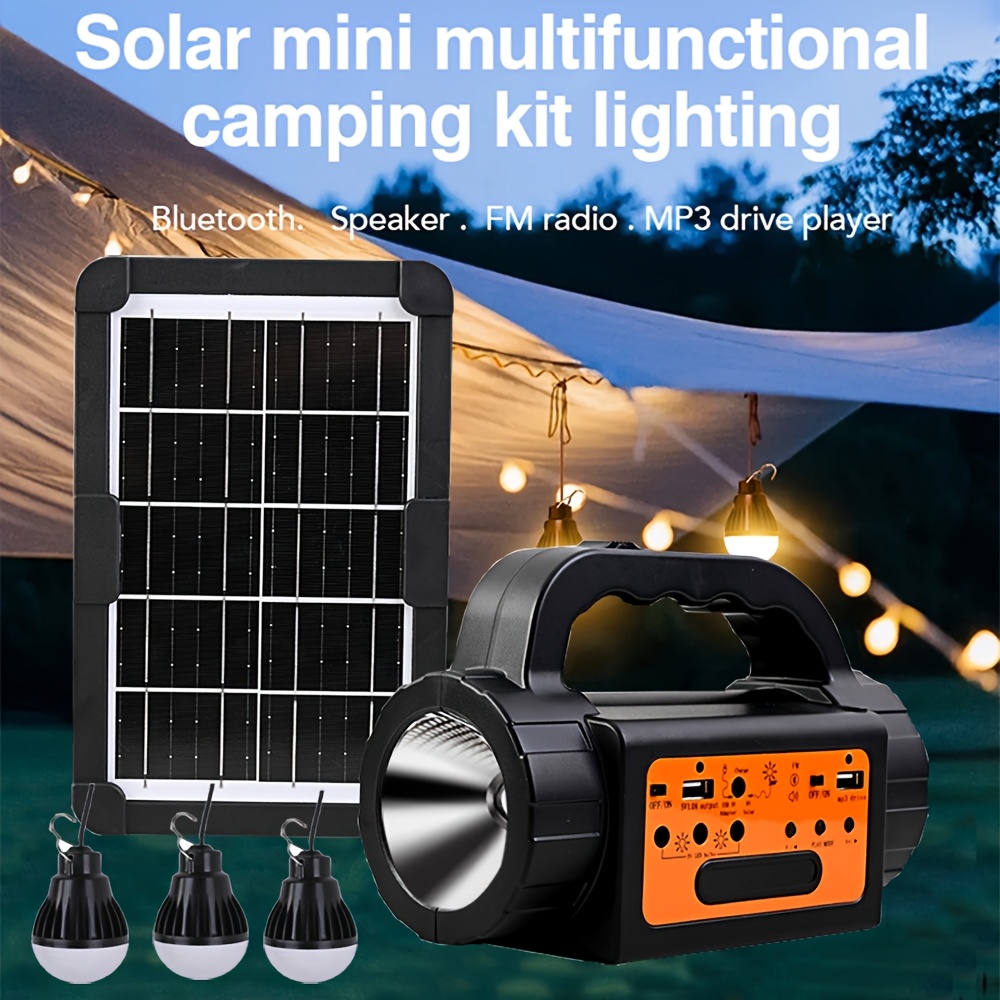 Solar Rechargeable Camping Lig - Outdoor Camping Lights recensione e prezzo