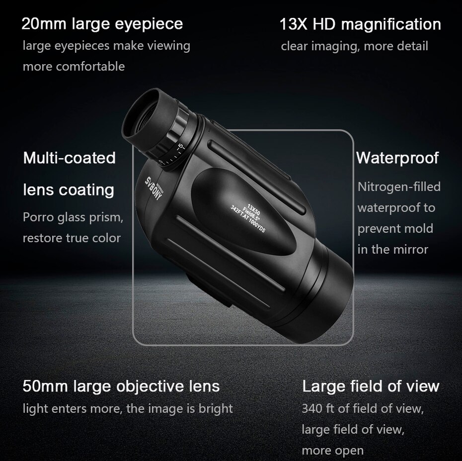 Svbony Telescope SV49 Monocula - Outdoor Camping Equipment recensione e prezzo