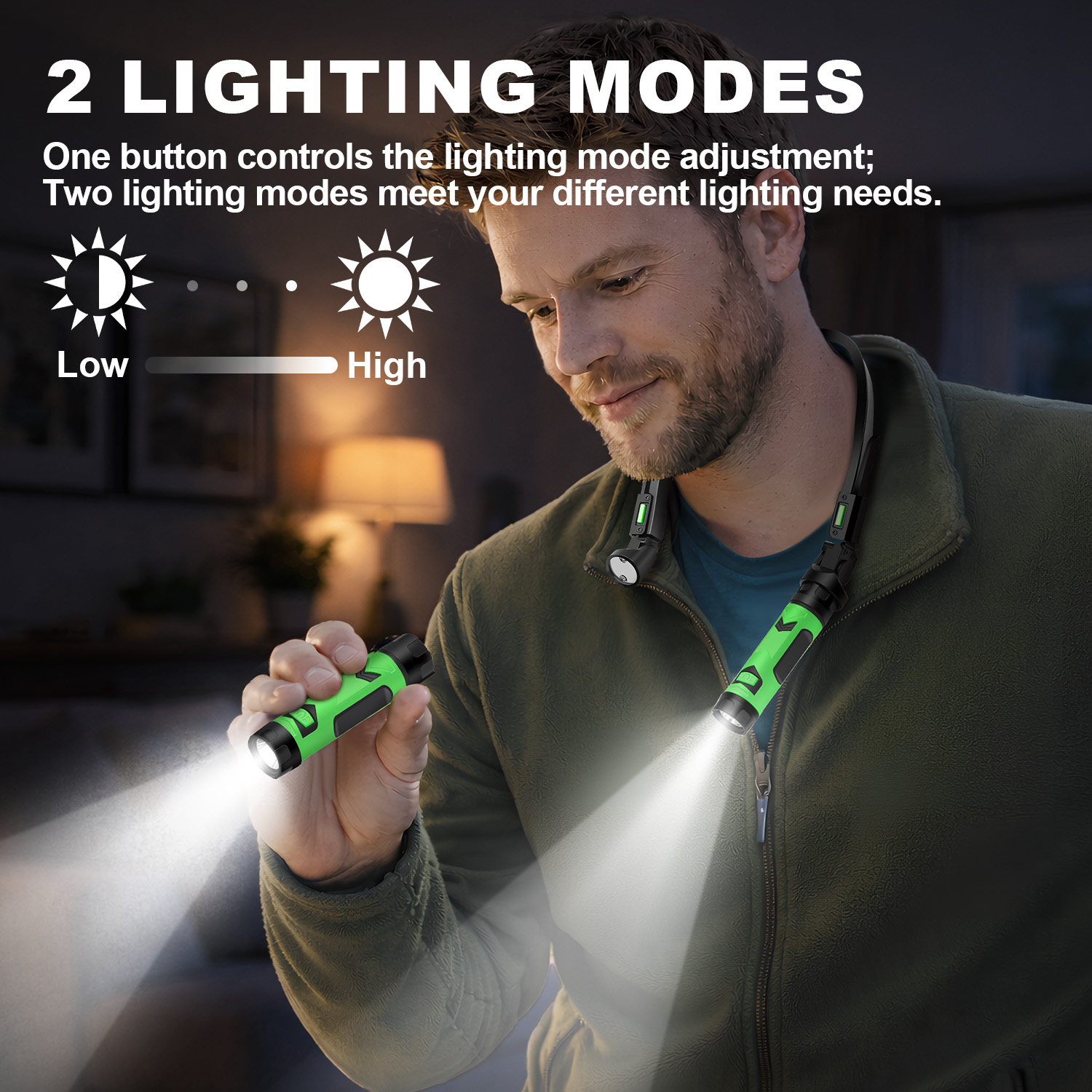 USB Rechargeable LED Neck Ligh - Outdoor Camping Bbq recensione e prezzo