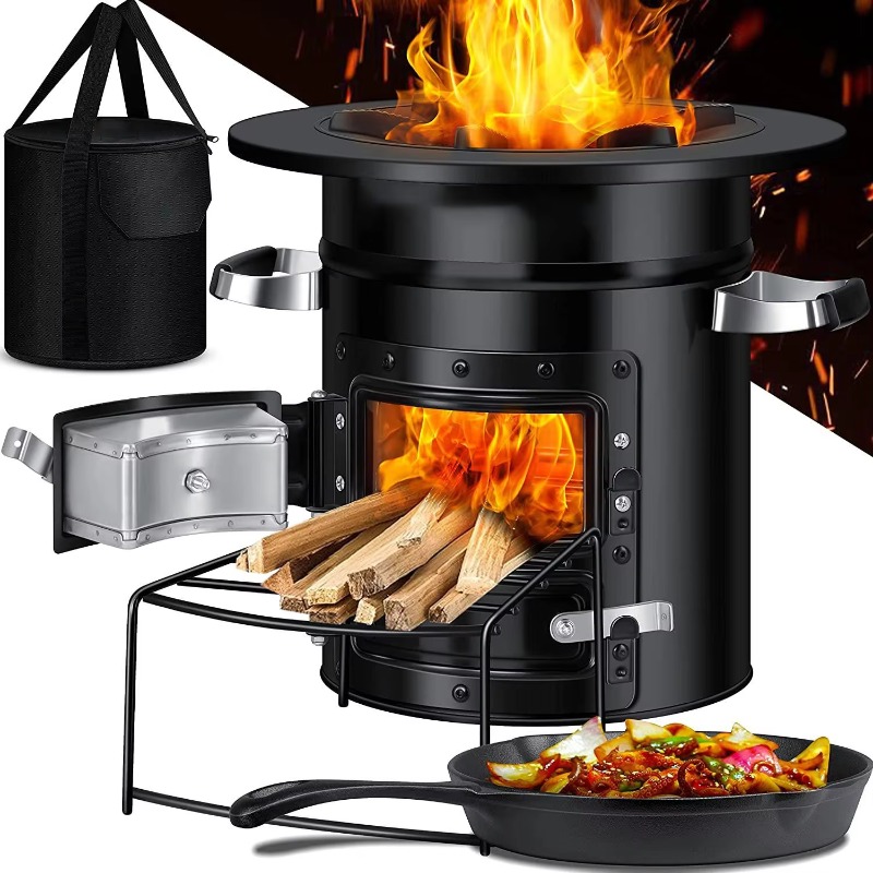 【Popular】Two Doors Firewood Bu - Outdoor Camping Stove recensione e prezzo