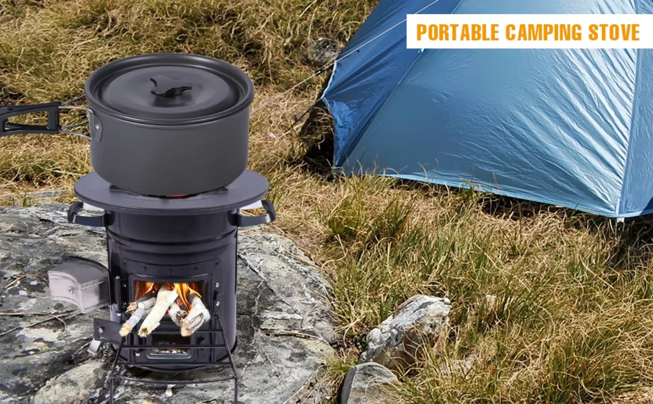 【Popular】Two Doors Firewood Bu - Outdoor Camping Stove recensione e prezzo