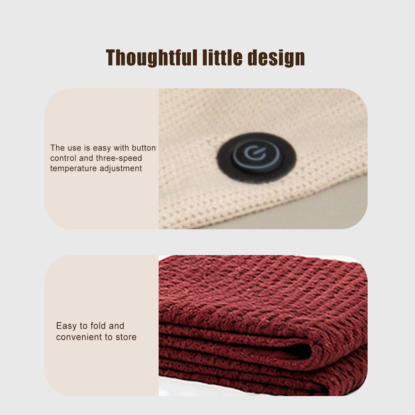 Portable Heated Shawl 3 Levels - Outdoor Camping Heated Blanket recensione e prezzo