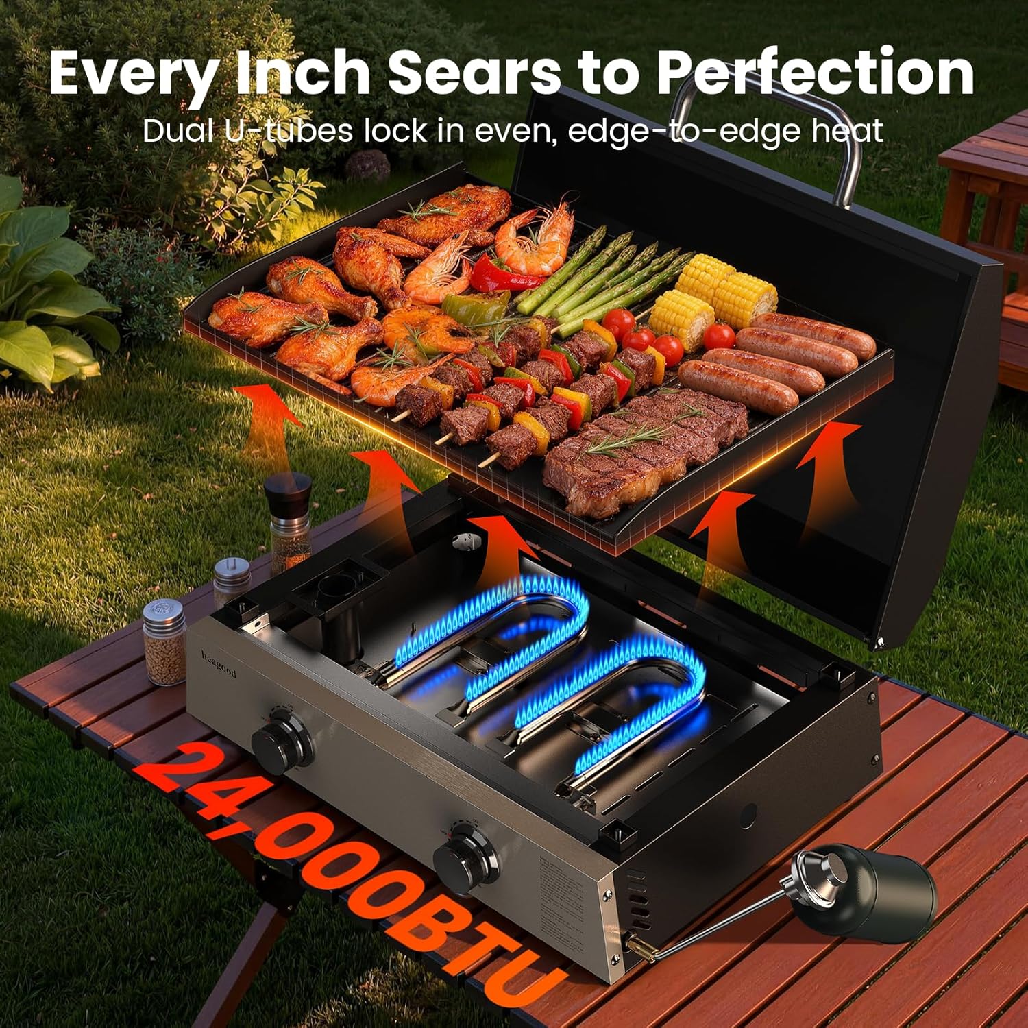 Flat Top Gill, Outdoor Griddle - Outdoor Camping Griddle recensione e prezzo