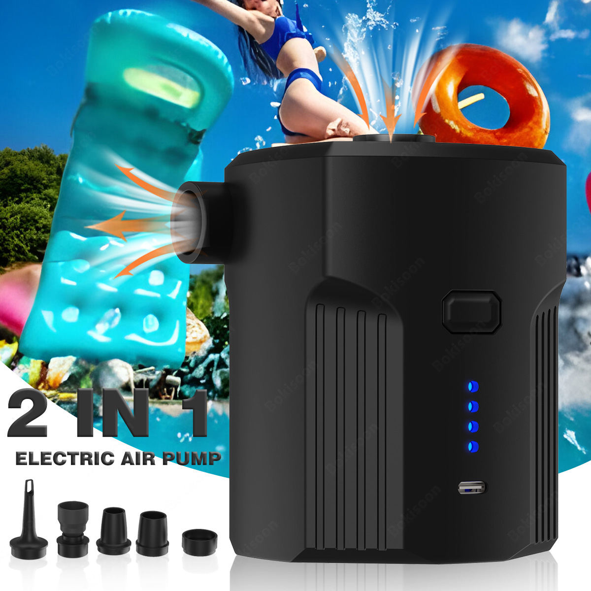Portable Electric Air Pump for - Outdoor Camping Mat recensione e prezzo