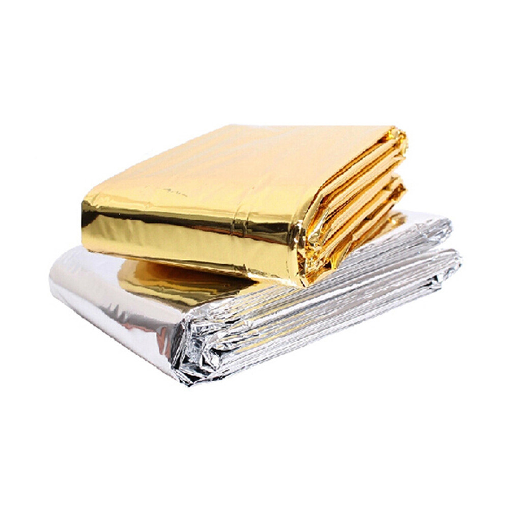 Emergency Blanket Silver Golde - Outdoor Camping Heated Blanket recensione e prezzo