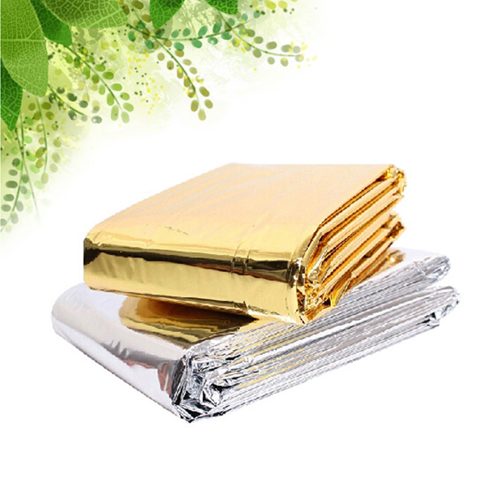 Emergency Blanket Silver Golde - Outdoor Camping Heated Blanket recensione e prezzo