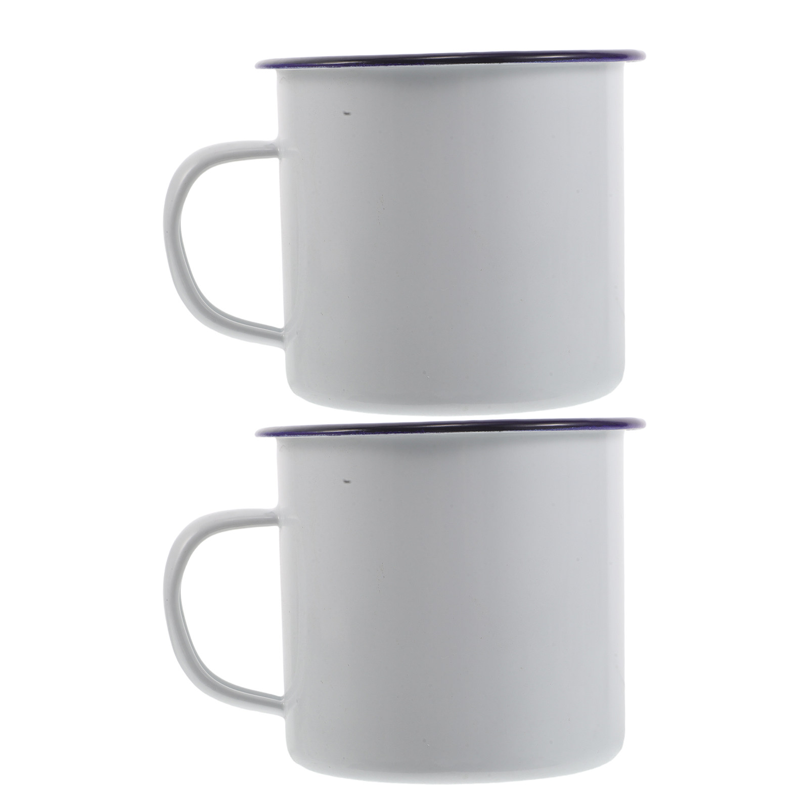 2Pcs Enamel Coffee Mug Set Ret - Outdoor Camping In Winter recensione e prezzo