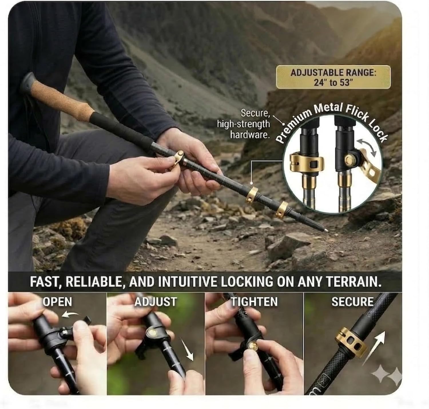 Ultralight Carbon Fiber Trekki - Trekking Poles recensione e prezzo