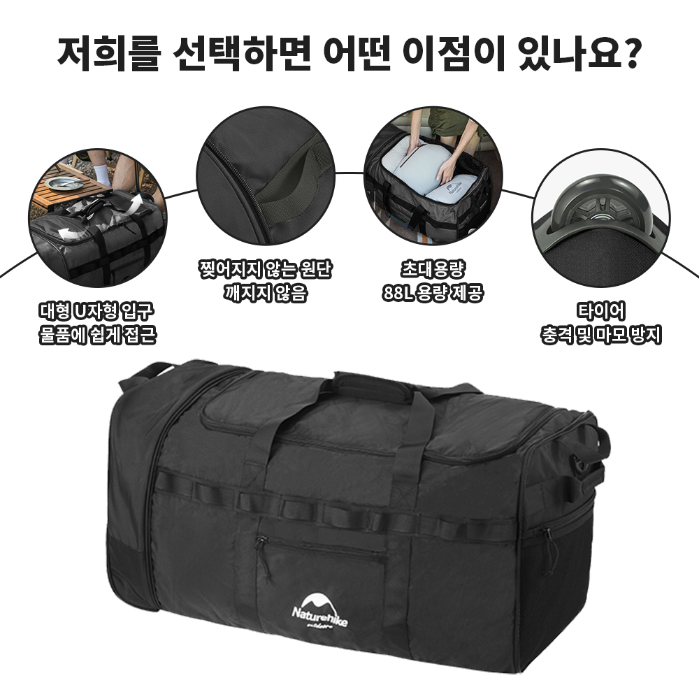 Naturehike 88L Camping Bag Fol - Outdoor Camping Folding Storage Box recensione e prezzo