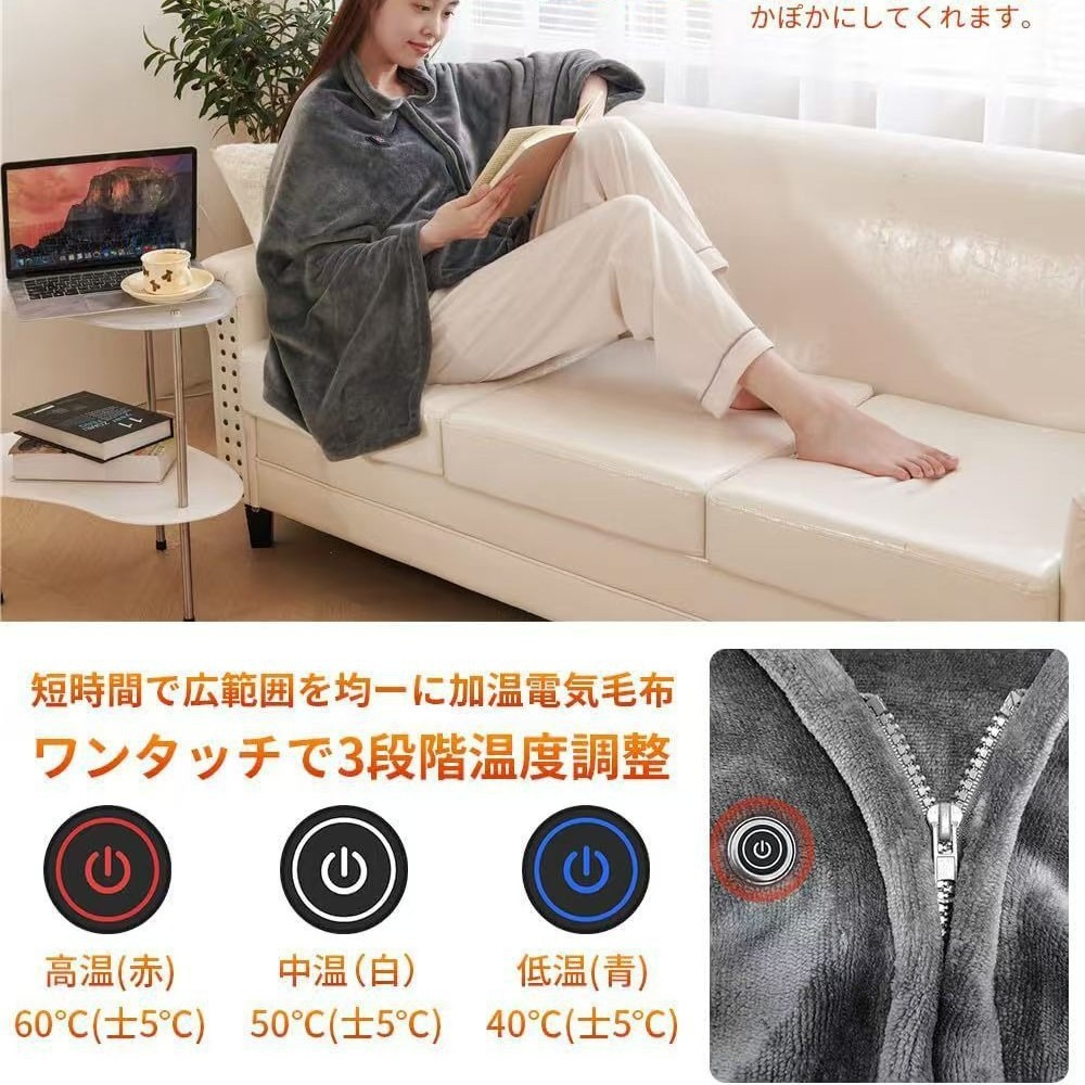 2025 NewUSB Heated Shawl Blank - Outdoor Camping Heated Blanket recensione e prezzo