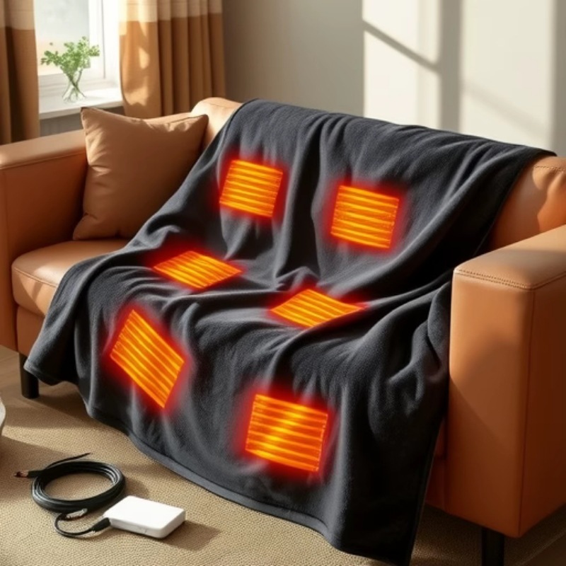 2025 NewUSB Heated Shawl Blank - Outdoor Camping Heated Blanket recensione e prezzo