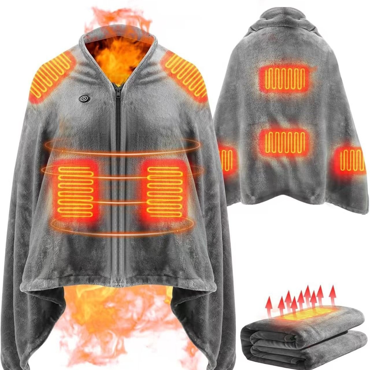 2025 NewUSB Heated Shawl Blank - Outdoor Camping Heated Blanket recensione e prezzo