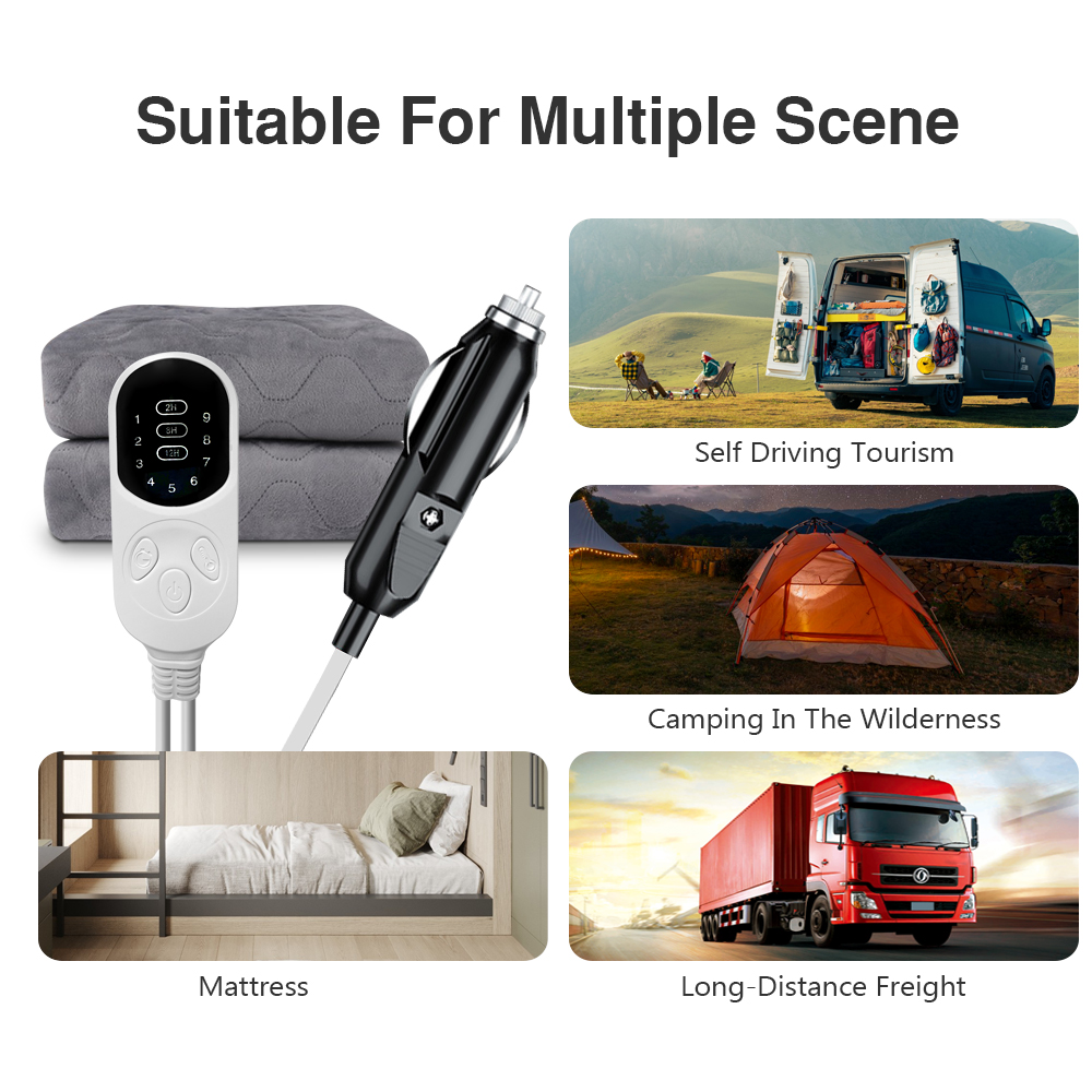 12V Cars Electric Blanket Heat - Outdoor Camping Heated Blanket recensione e prezzo
