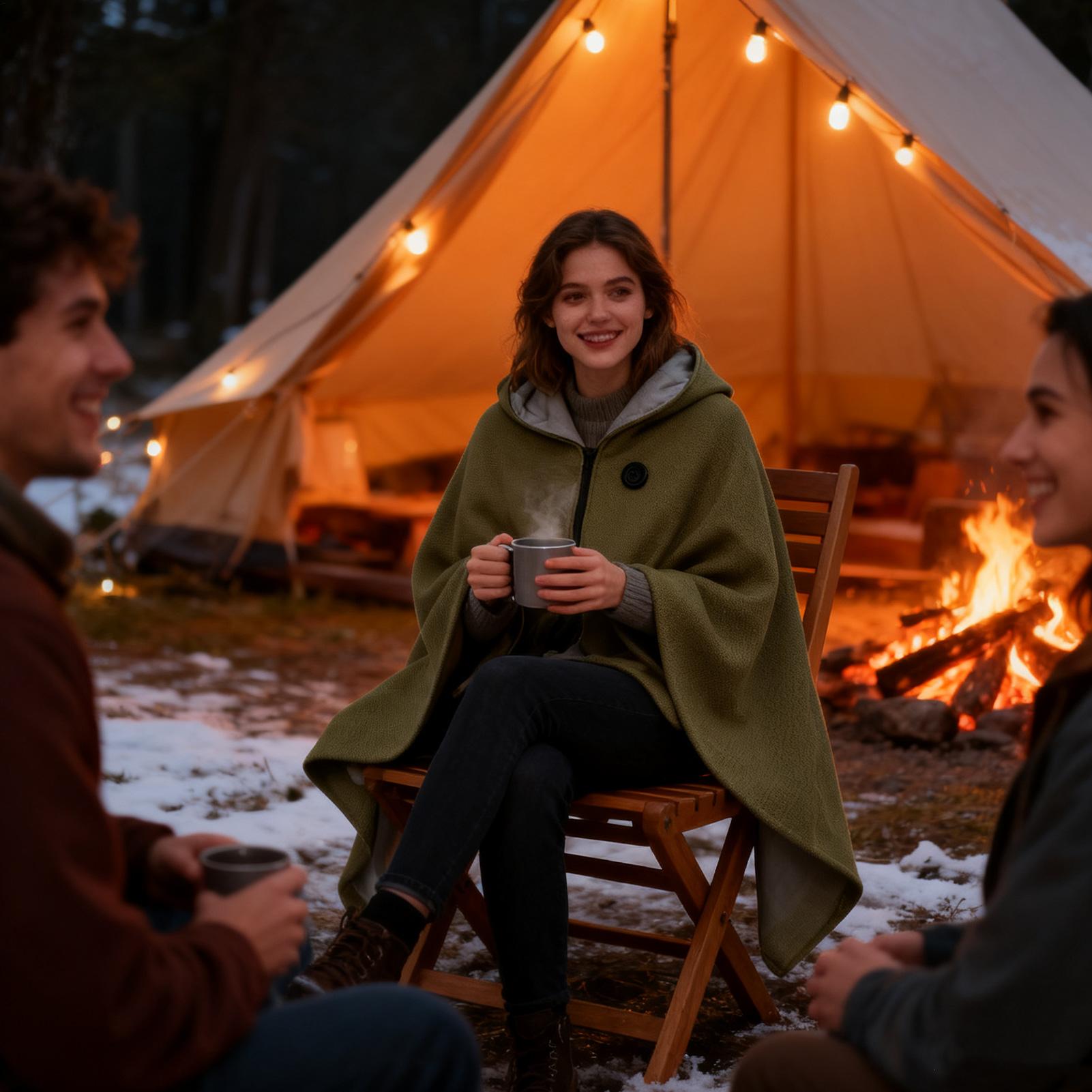 Heated Shawl 3 Gears Electric  - Outdoor Camping Heated Blanket recensione e prezzo