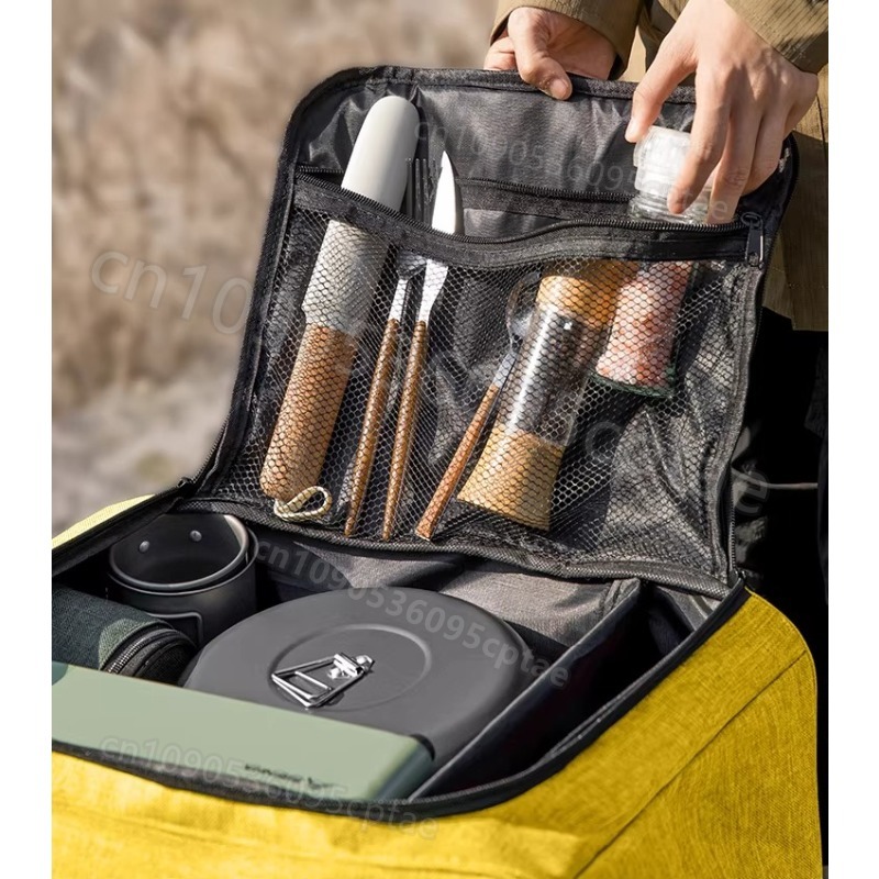 Portable Camping Cookware Set  - Outdoor Camping Kitchen Table recensione e prezzo