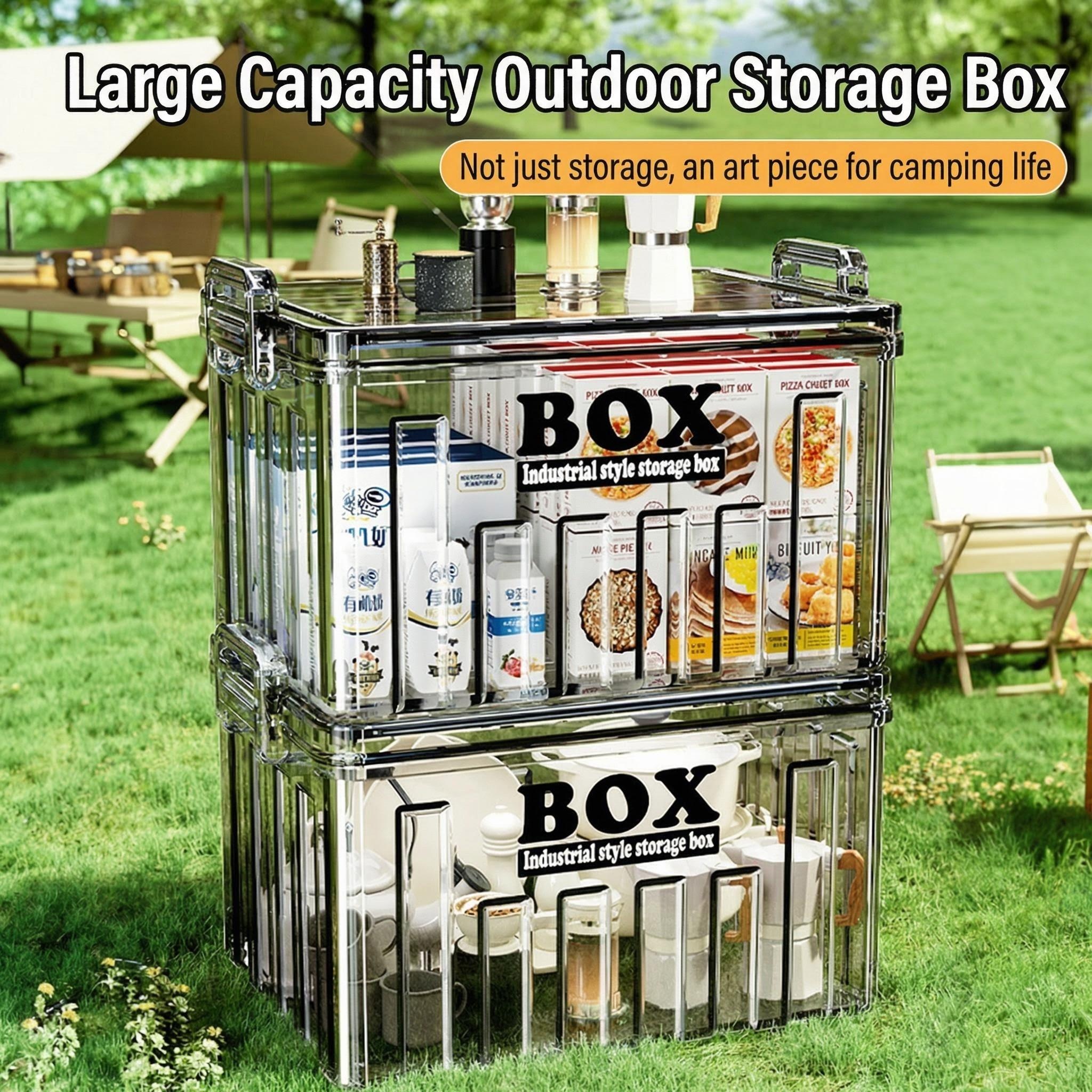 Organizing boxes, snacks, frui - Outdoor Camping Folding Storage Box recensione e prezzo