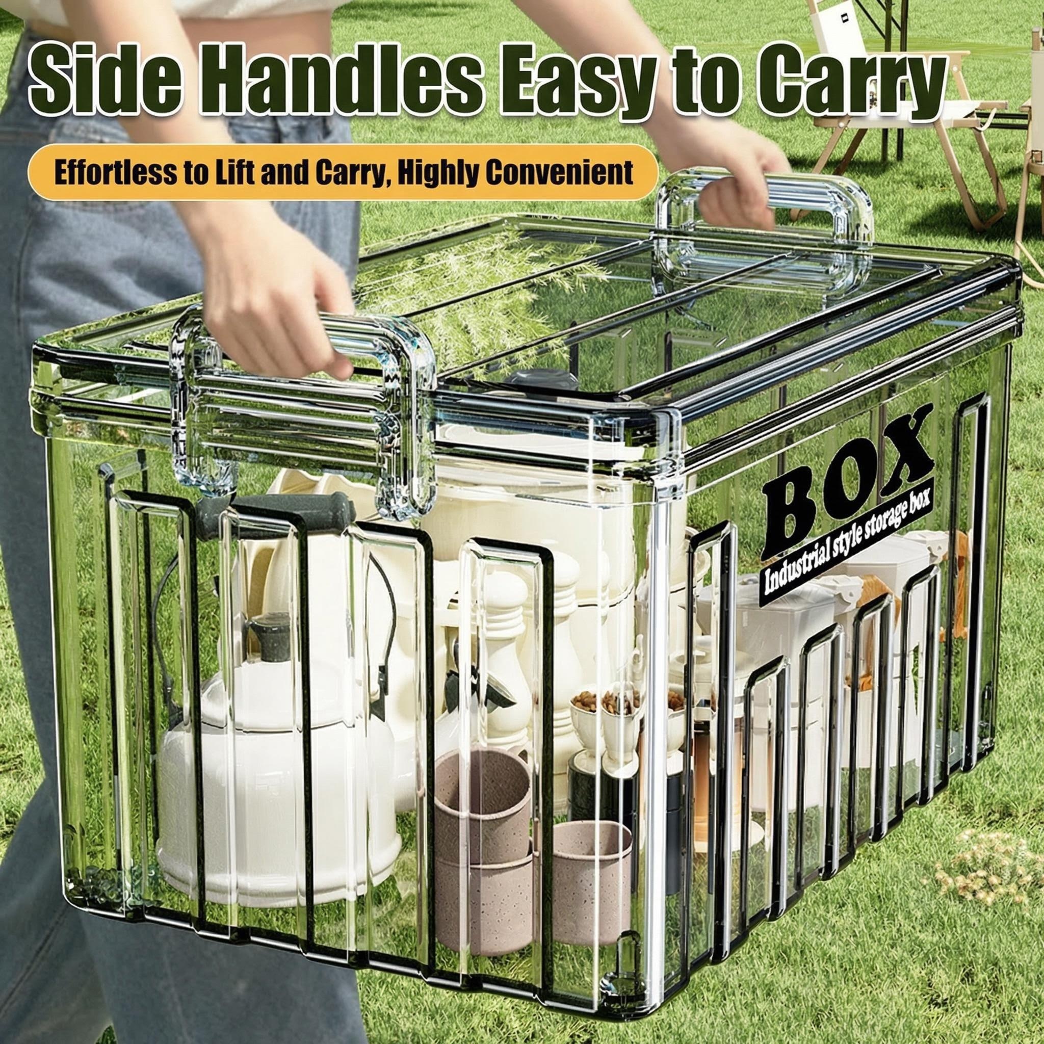 Organizing boxes, snacks, frui - Outdoor Camping Folding Storage Box recensione e prezzo