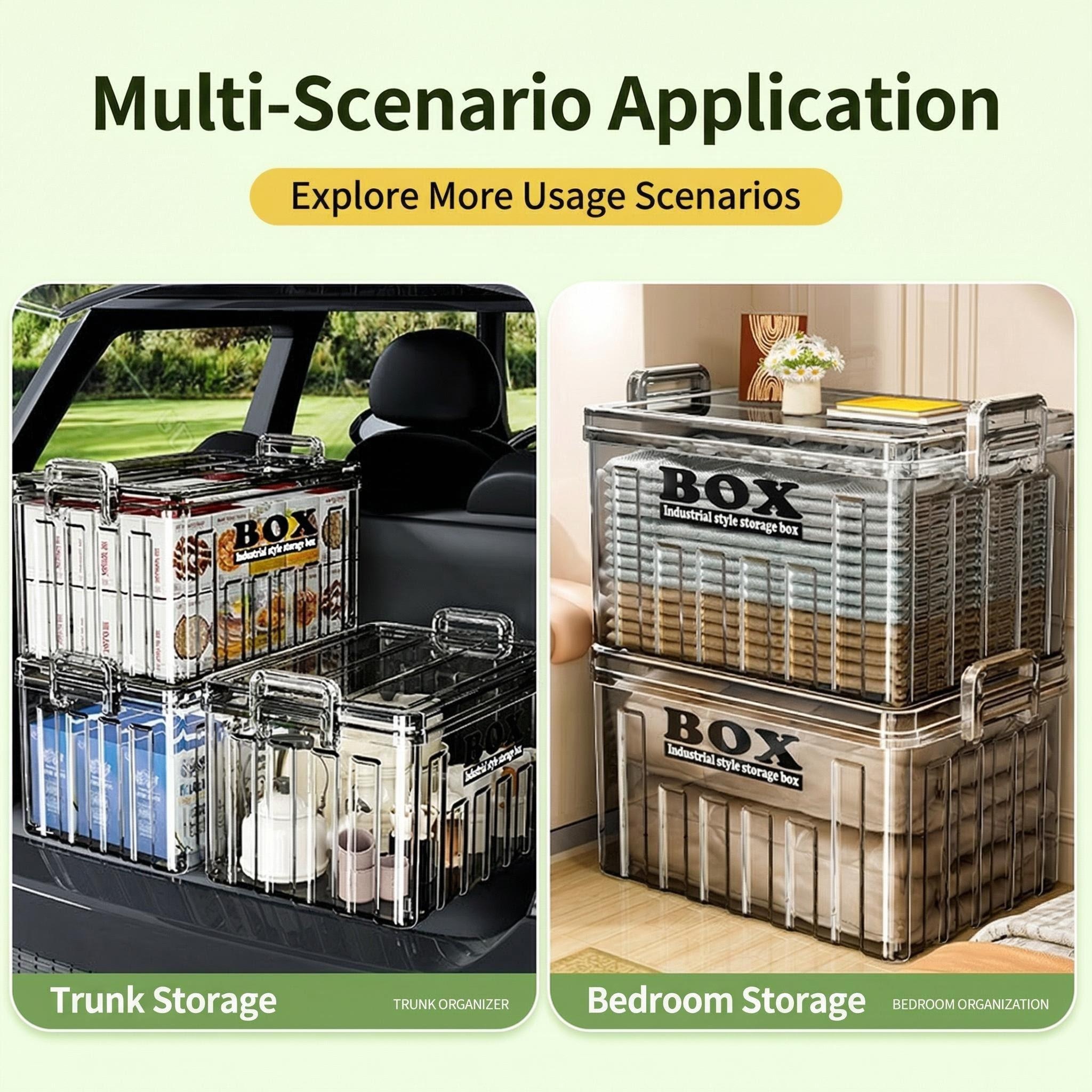 Organizing boxes, snacks, frui - Outdoor Camping Folding Storage Box recensione e prezzo