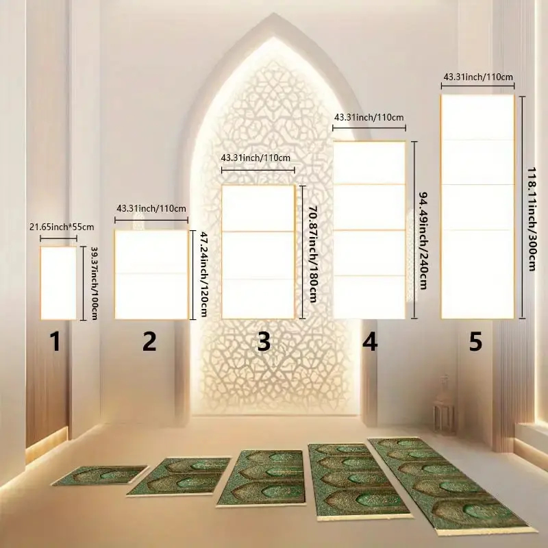 VIKAMA Luxury Muslim Prayer Ma - Outdoor Camping Mats Large recensione e prezzo