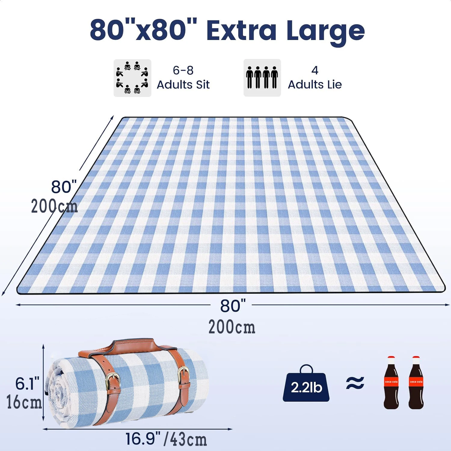 ZHUOHUA Picnic Blanket Extra L - Outdoor Camping Mats Large recensione e prezzo