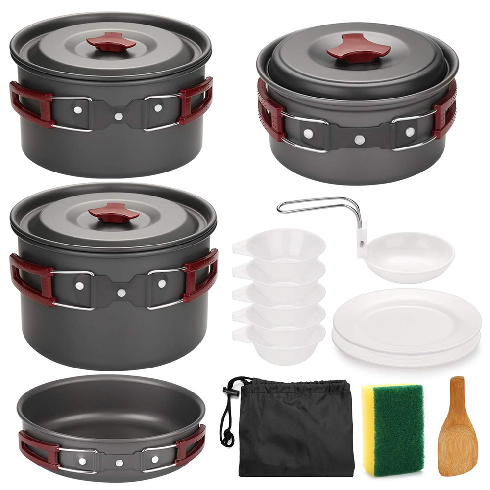 Outdoor Camping Cookware Kit N - Outdoor Camping Kitchen Table recensione e prezzo