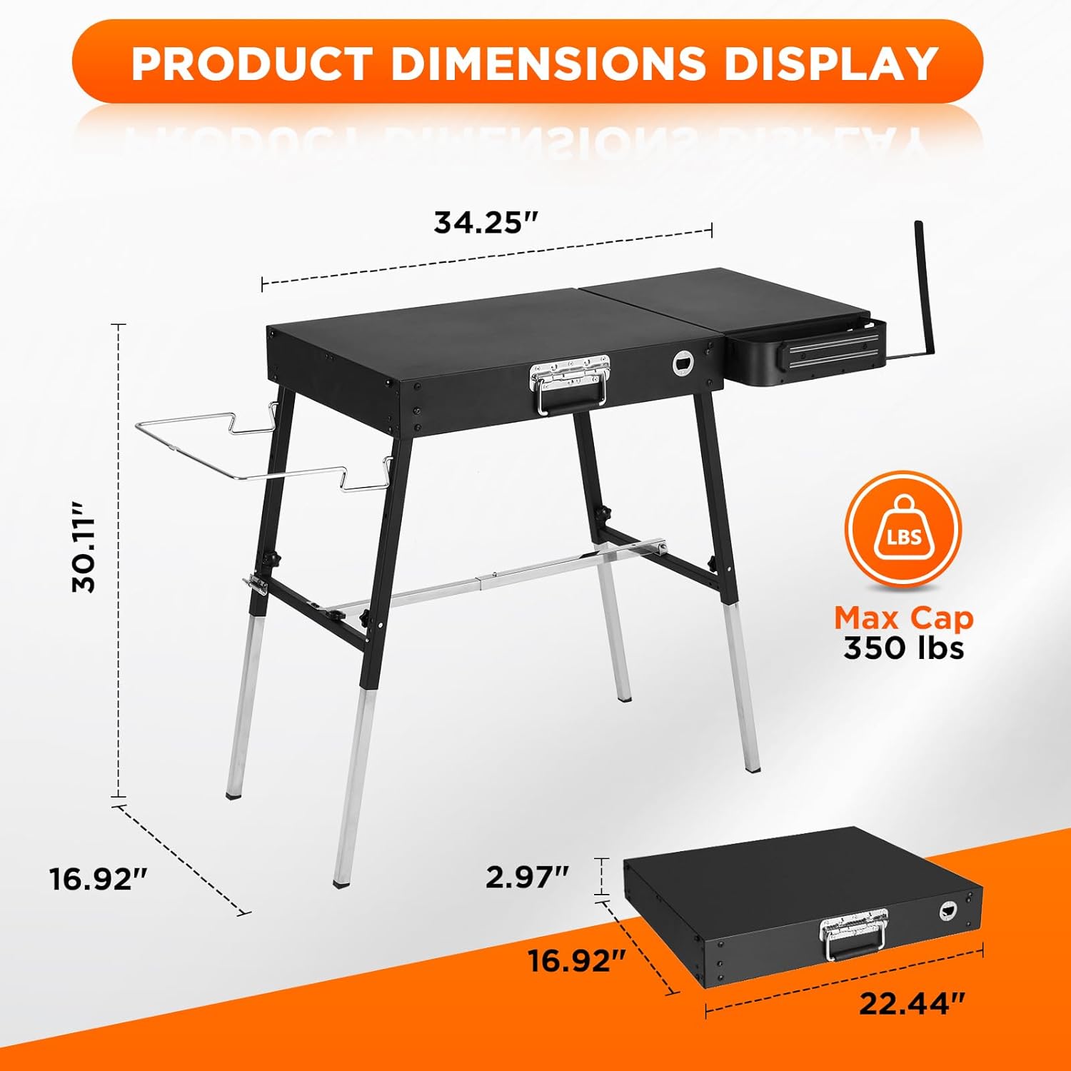 Outdoor Folding Grill Table, A - Outdoor Camping Griddle recensione e prezzo