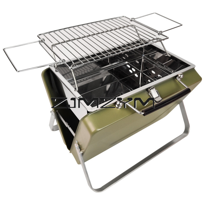 Foldable Barbecue Grill Adjust - Outdoor Camping Griddle recensione e prezzo