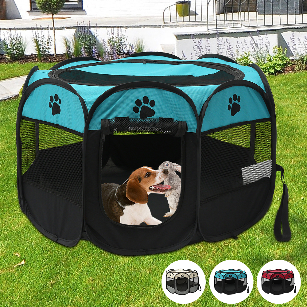 Folding Pet Tent Dog House Cam - Outdoor Camping Dog Kennel recensione e prezzo