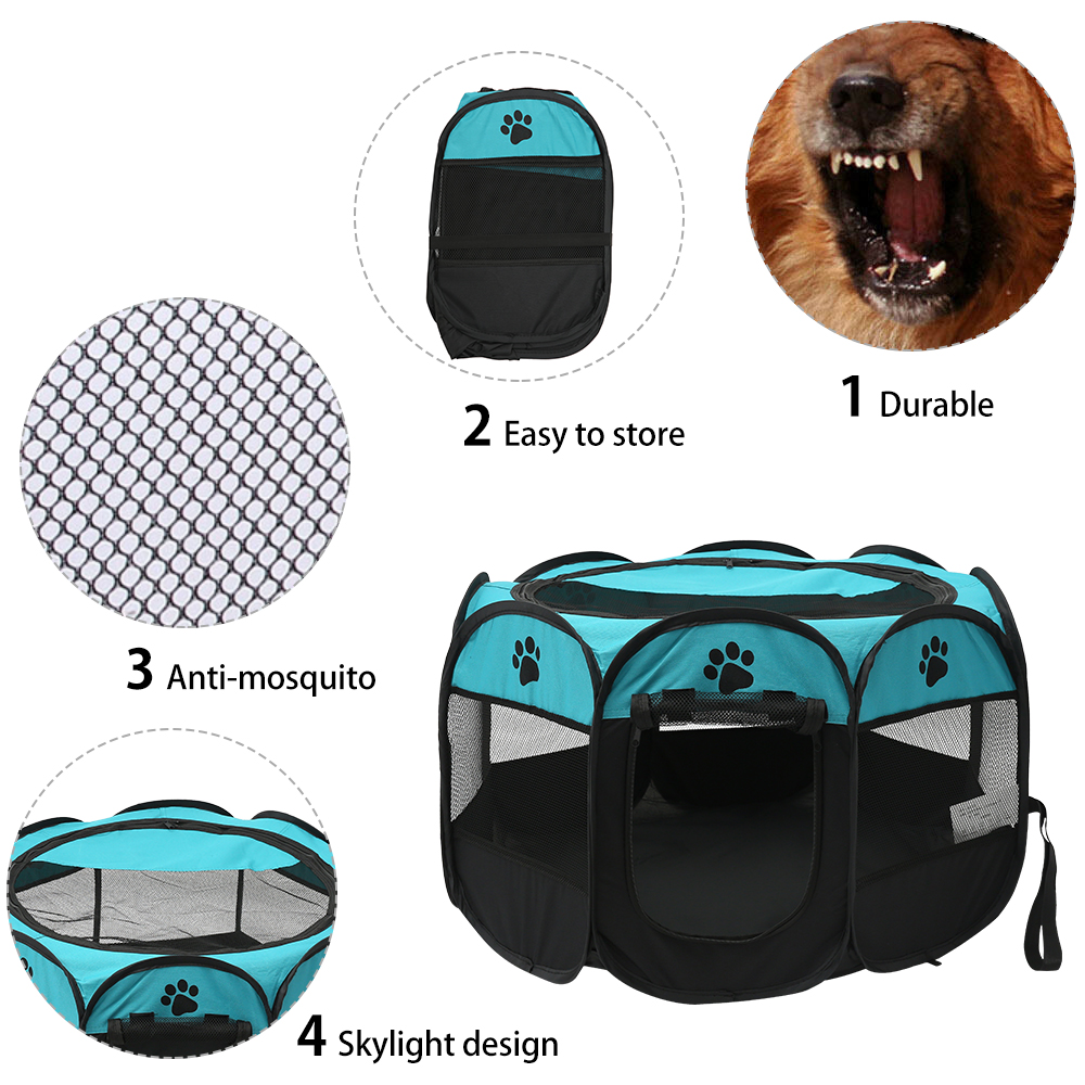Folding Pet Tent Dog House Cam - Outdoor Camping Dog Kennel recensione e prezzo