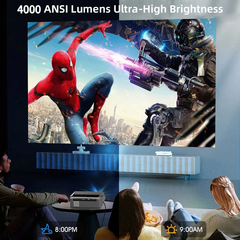 CAIWEI A10Q Projector 4K Full  - Outdoor Camping Tv recensione e prezzo
