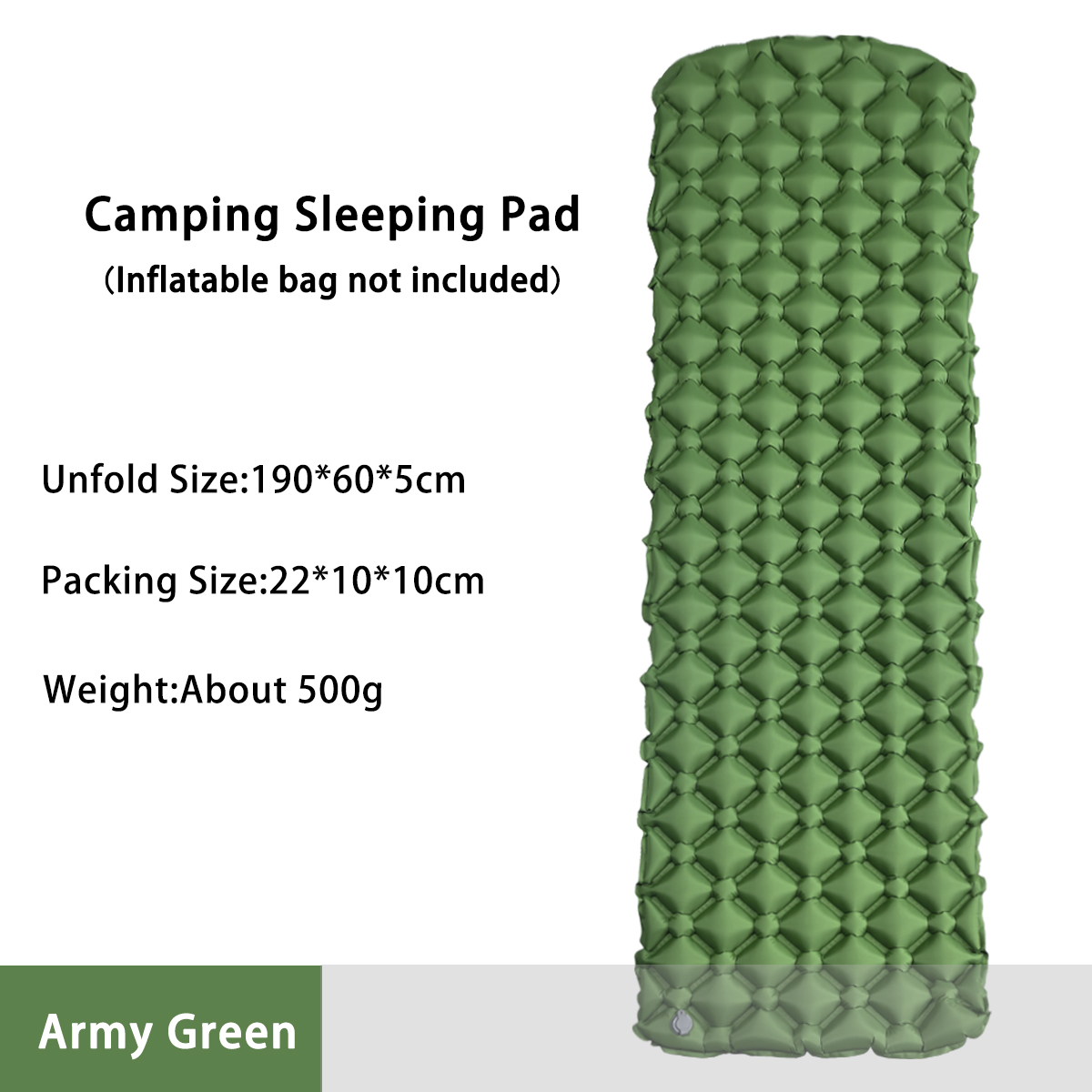 Camping Inflatable Mattress in - Outdoor Camping Mat recensione e prezzo