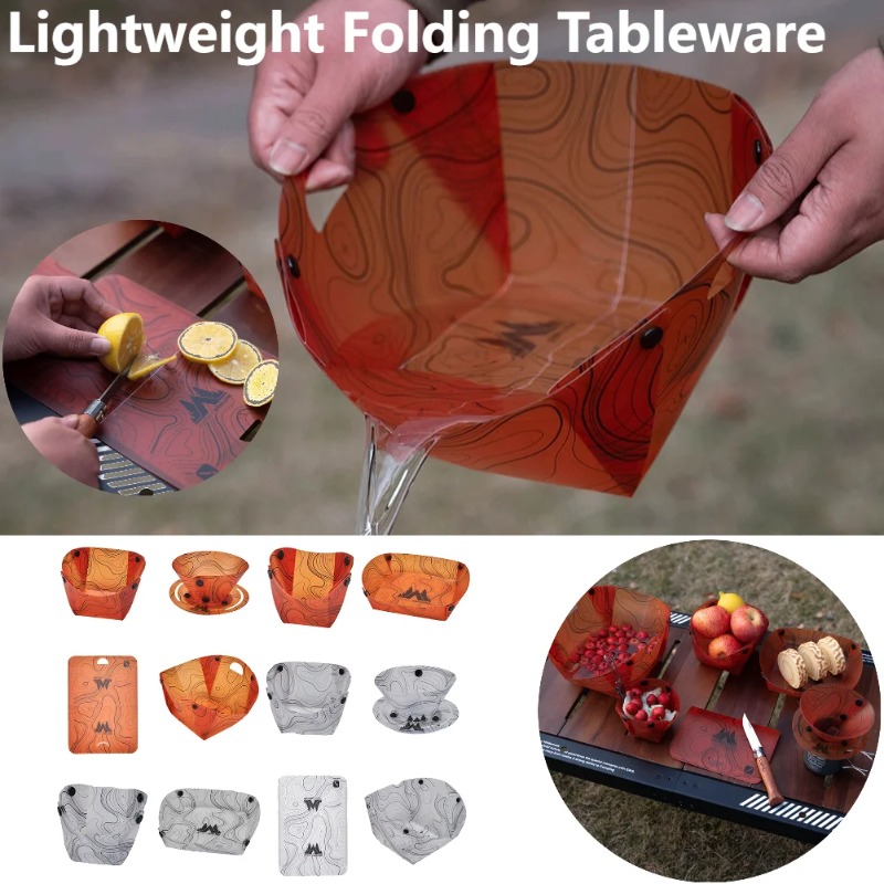 Foldable Camping Tableware Por - Outdoor Camping Kitchen Table recensione e prezzo