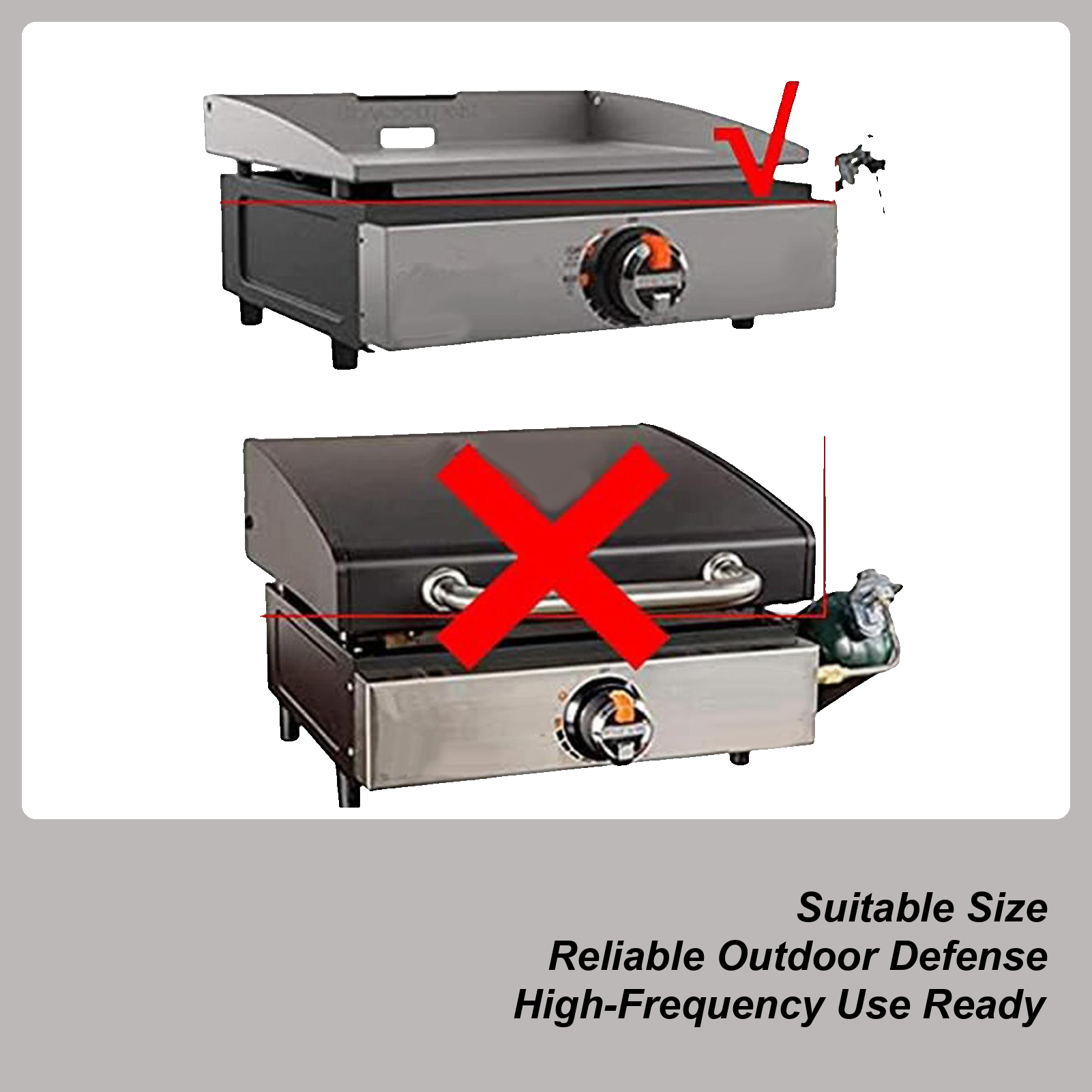 Grilling Cover Heavy Duty Wate - Outdoor Camping Griddle recensione e prezzo
