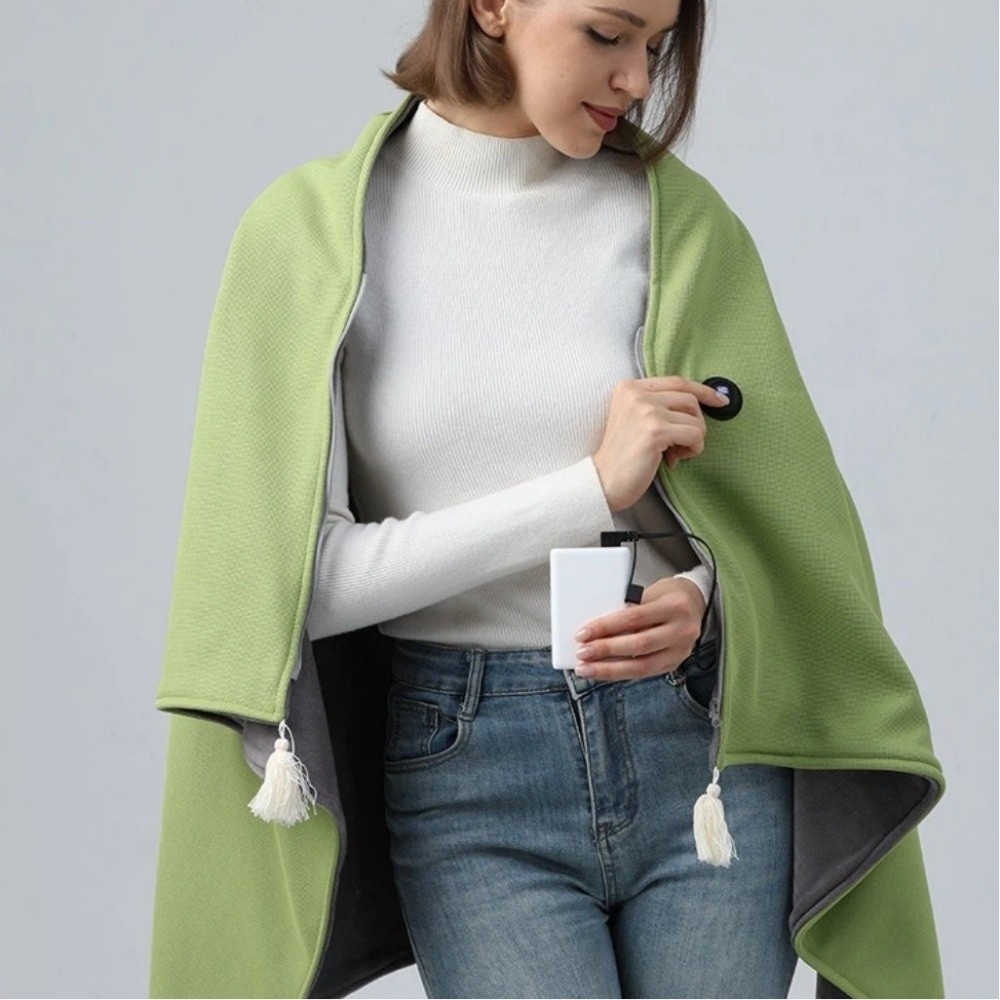Portable Winter Shawl Blanket  - Outdoor Camping Heated Blanket recensione e prezzo