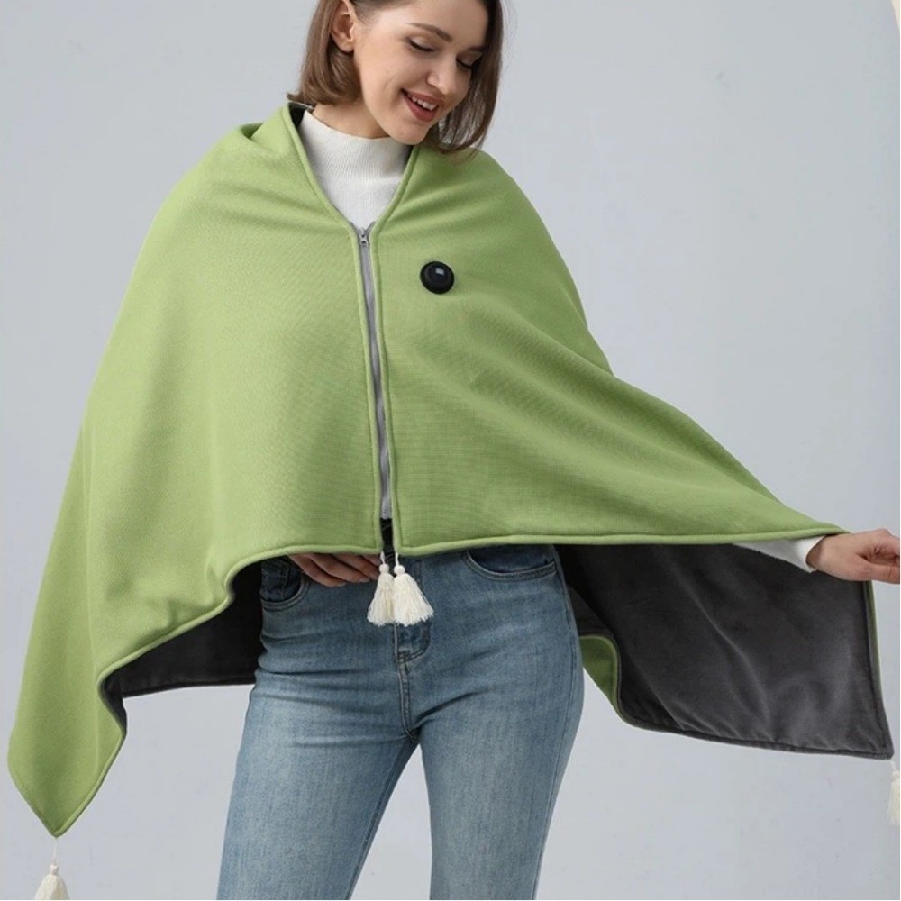 Portable Winter Shawl Blanket  - Outdoor Camping Heated Blanket recensione e prezzo